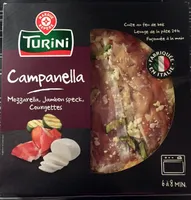 Pizza italienne jambon speck et mozzarella