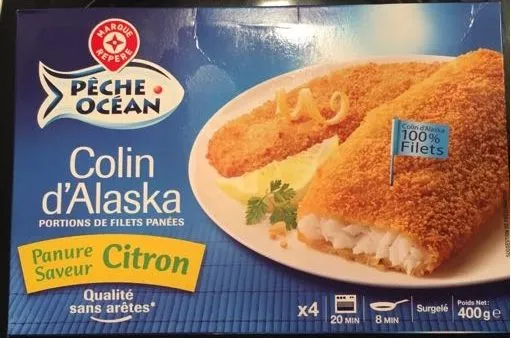 Filet de colin d'Alaska citron x 4