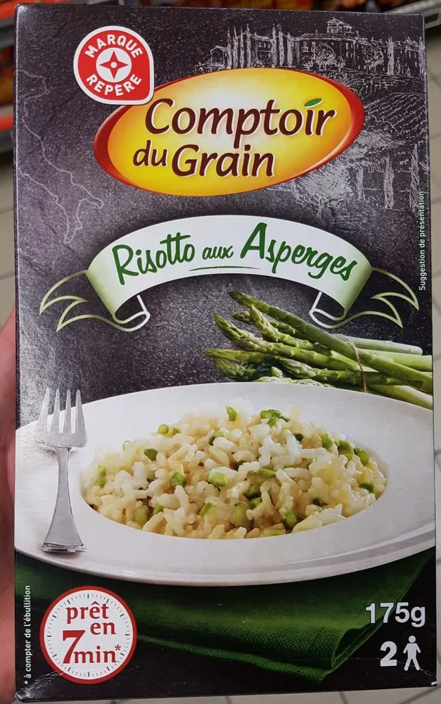 Risotto déshydraté aux asperges