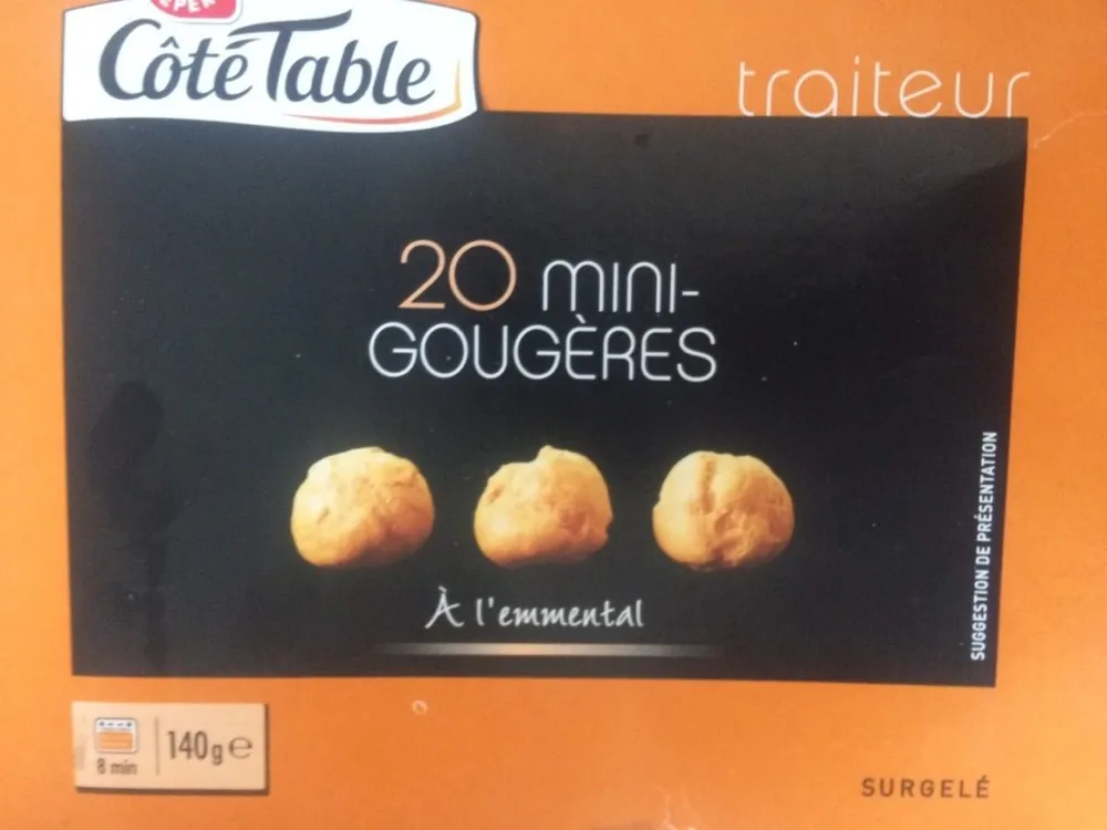 20 mini-gougères à l'emmental