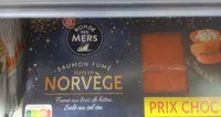 Saumon fumé Ronde des mers Norvège 10 tranches