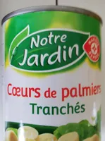Cœurs de palmiers tranchés