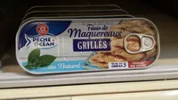 Filets de maquereaux grillés au naturel