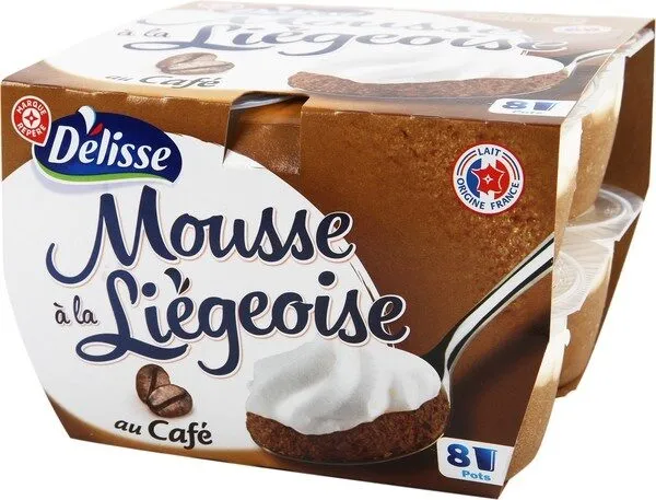 Mousses à la liégeoise au café x 8