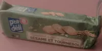 Biscuits aux graines de sésame et tournesol