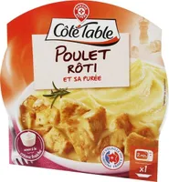 Poulet rôti et sa purée