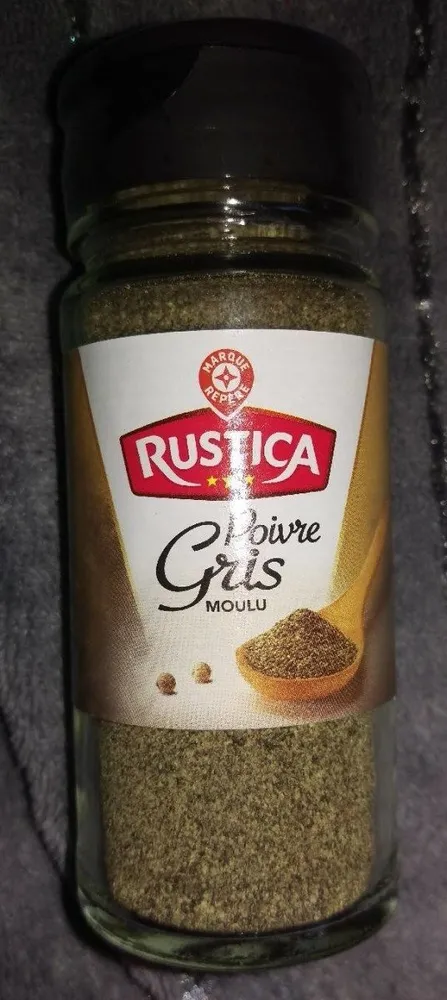 Poivre gris moulu - flacon