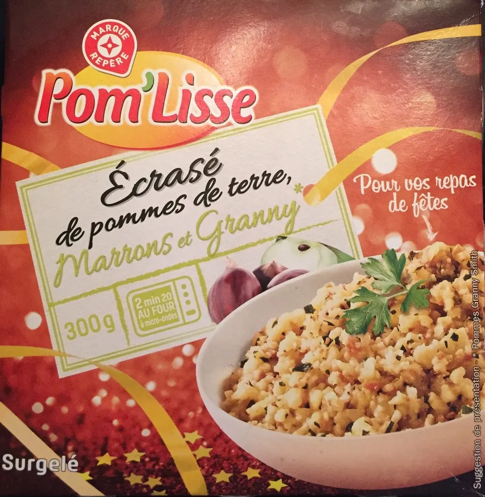 Ecrasé de pomme de terre marrons et granny