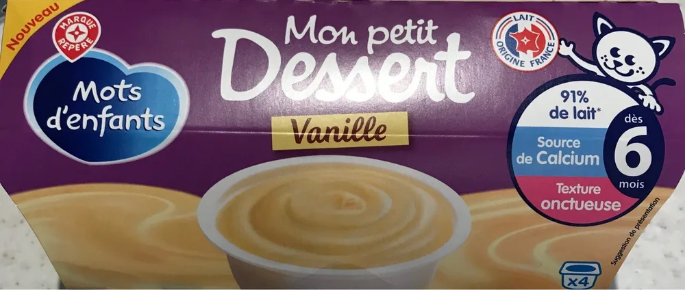 Mon petit dessert Vanille