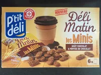 Mini biscuits petit déjeuner au chocolat