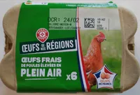 6 Oeufs frais plein air