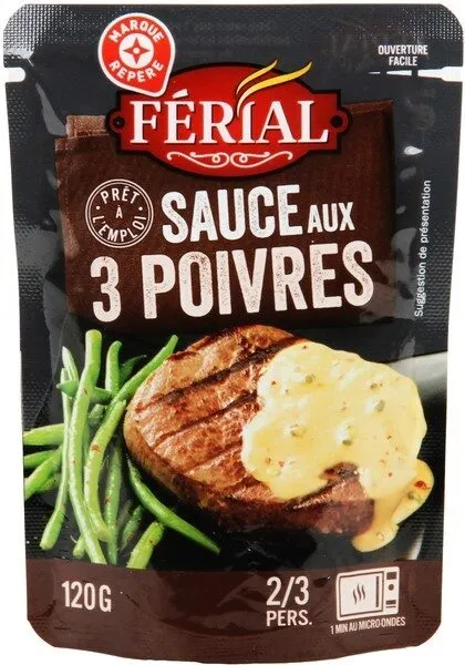 Sauce aux 3 poivres