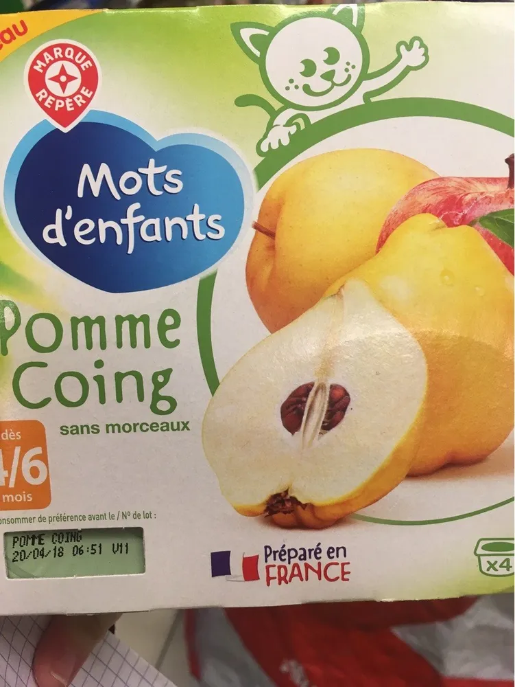 Compote pomme coing
