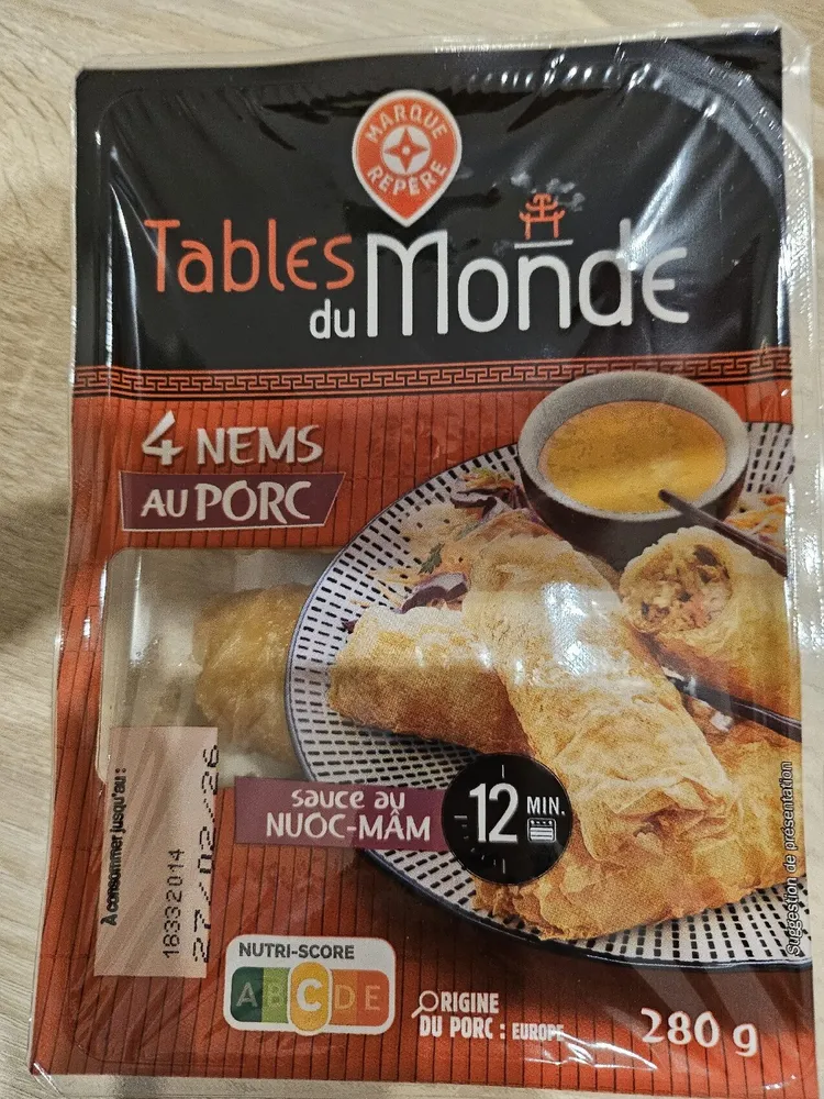 Nems au porc avec la sauce x 4