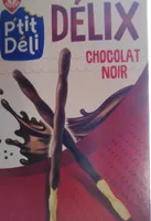 Biscuits batonnets P'tit Déli Chocolat noir