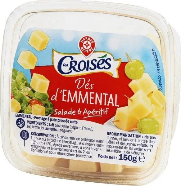 Dés d'emmental 29,5%mg