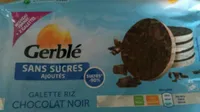 Galette riz chocolat noir