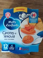 Carottes et semoule