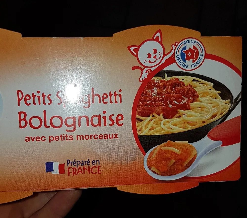 Petits spaghetti bolognaise