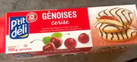 Génoises fourrées P'tit Déli Cerise