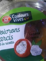 Trio de poivrons farcis à la ricotta