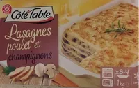 Lasagnes de poulet et champignons surgelées