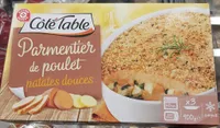 Parmentier de poulet patates douces surgelé