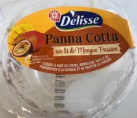 Panna cotta sur lit de mangue passion