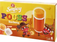 Bâtonnets pouss sorbet orange et citron x 4