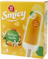 Bâtonnets vanille mangue coeur de sauce pêche x 6