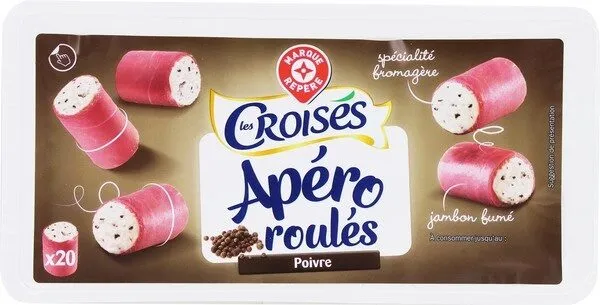 Roulés de jambon fumé au poivre