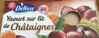 Yaourts gourmands au lait entier sur lit de châtaigne