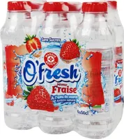 Boisson à l'eau de source arôme naturel fraise sans sucres