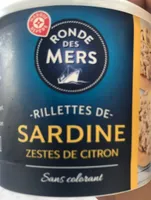 Rillettes de sardine zeste de citron