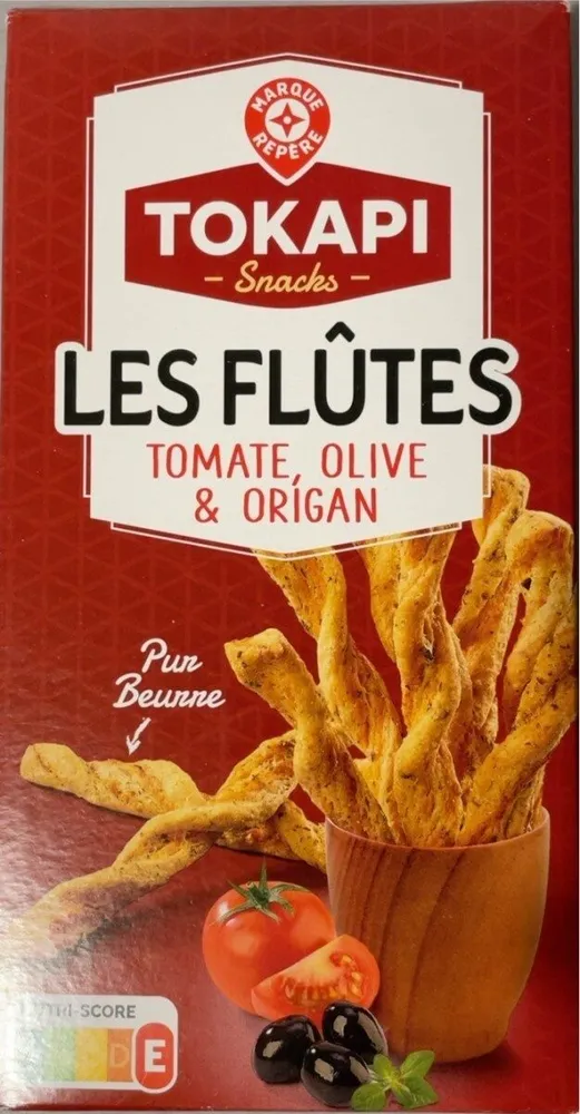 Les Flûtes Tomate, Olive & Origan