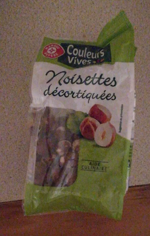 Noisettes décortiquées