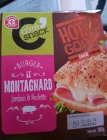 Burger Le Montagnard jambon et raclette