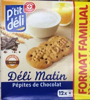 Deli matin pepites de chocolat