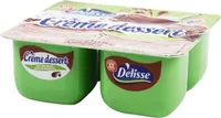 Crème dessert chocolat saveur noisette