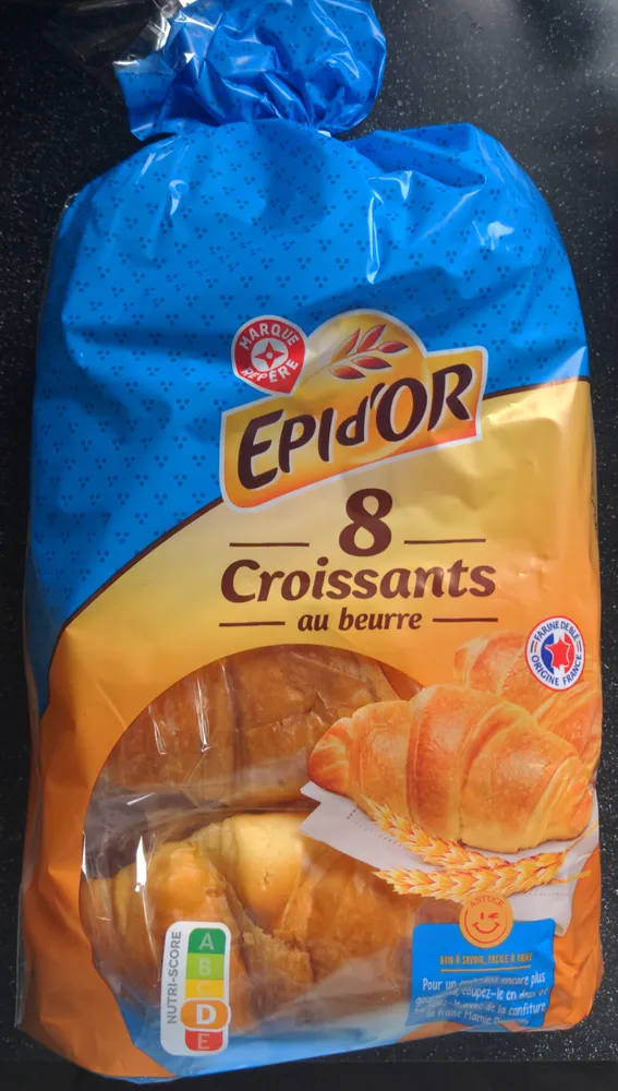 Croissants pur beurre x 8