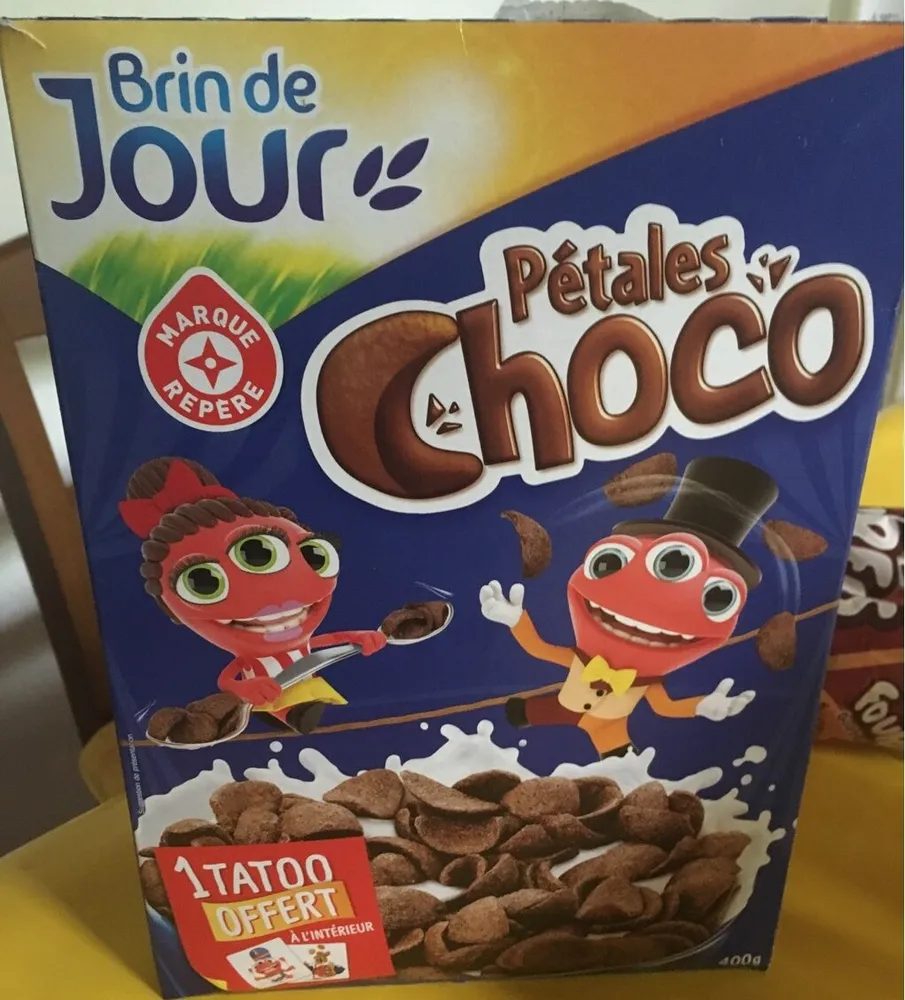 Pétales de blé au chocolat