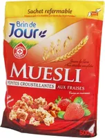Muesli croustillant aux fraises