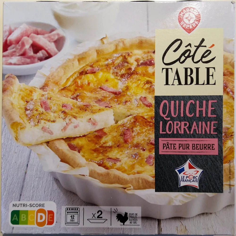 Quiche lorraine pâte pur beurre