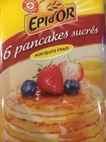 Pancakes sucrés surgelés x 6