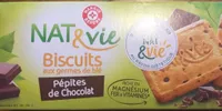 Biscuits aux germes de blé et pépites de chocolat
