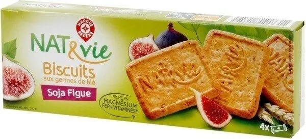 Biscuits aux germes de blé - Soja figue