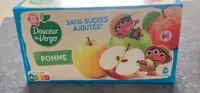 Spécialité de fruits pomme sans sucres ajoutés x 12