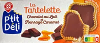 La Tartelette chocolat au lait et fourrage caramel