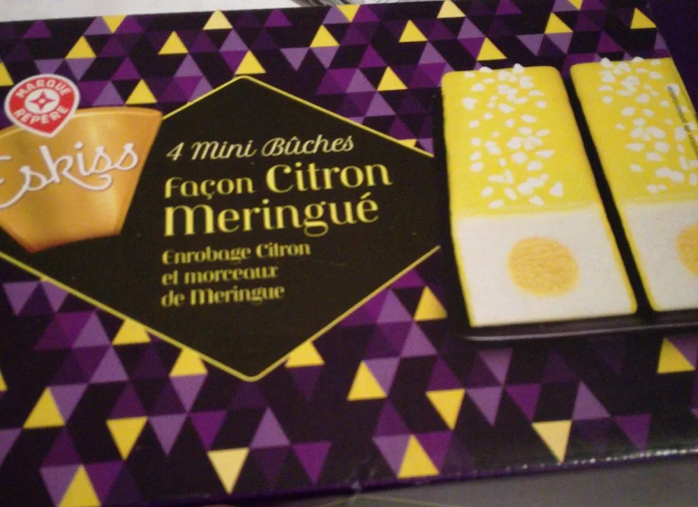 Bûche citron meringuée