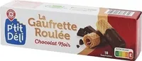 La Gaufrette roulée chocolat noir